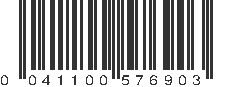 UPC 041100576903