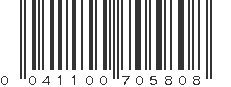 UPC 041100705808