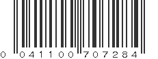 UPC 041100707284