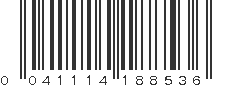 UPC 041114188536