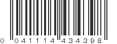 UPC 041114434398