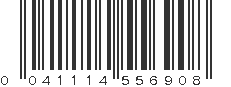 UPC 041114556908