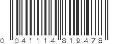 UPC 041114819478