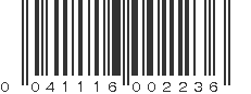 UPC 041116002236