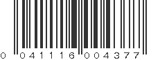 UPC 041116004377