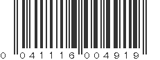 UPC 041116004919