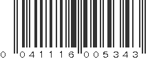 UPC 041116005343