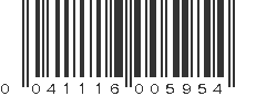 UPC 041116005954