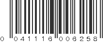 UPC 041116006258