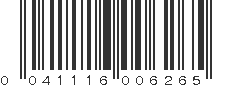 UPC 041116006265