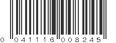 UPC 041116008245