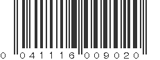 UPC 041116009020