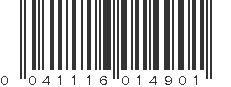 UPC 041116014901