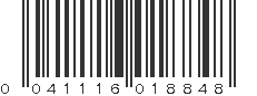 UPC 041116018848