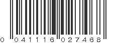 UPC 041116027468