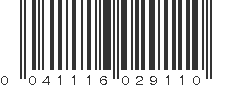 UPC 041116029110