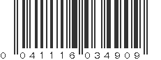 UPC 041116034909