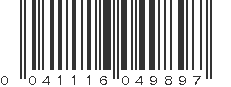 UPC 041116049897