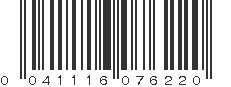 UPC 041116076220