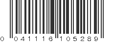 UPC 041116105289