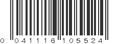 UPC 041116105524