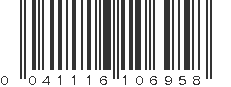 UPC 041116106958