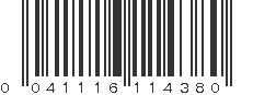 UPC 041116114380