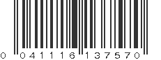 UPC 041116137570