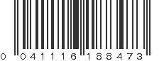 UPC 041116188473