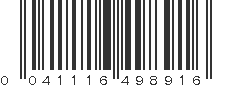 UPC 041116498916