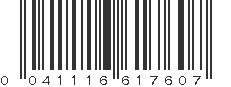 UPC 041116617607