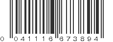 UPC 041116673894