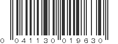 UPC 041130019630