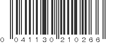 UPC 041130210266