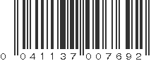 UPC 041137007692