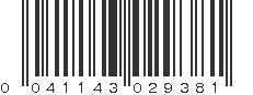 UPC 041143029381