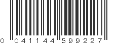 UPC 041144599227