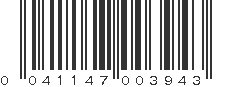 UPC 041147003943