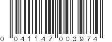 UPC 041147003974