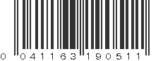 UPC 041163190511