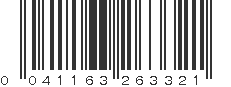 UPC 041163263321