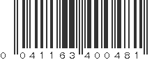 UPC 041163400481