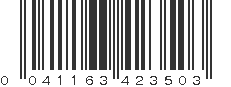 UPC 041163423503