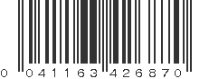 UPC 041163426870