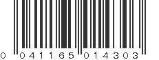 UPC 041165014303