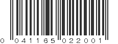 UPC 041165022001