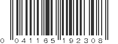 UPC 041165192308