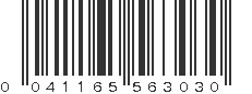 UPC 041165563030