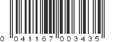 UPC 041167003435