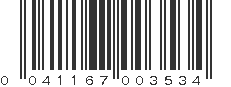 UPC 041167003534